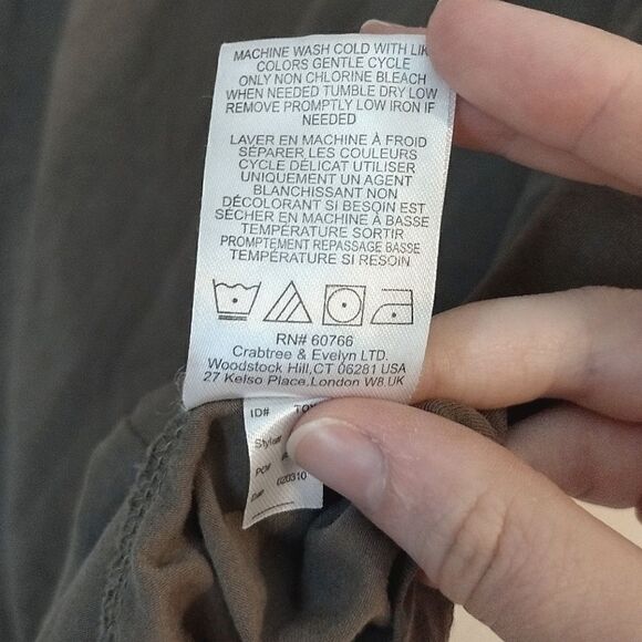 Crabtree & Evelyn Everyday Luxury Women's Size XS Solid Brown Tank Top - Picture 6 of 10